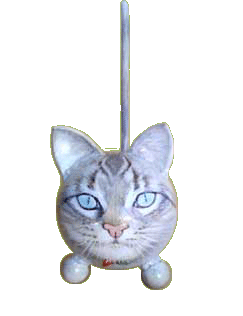 painted kitty urn