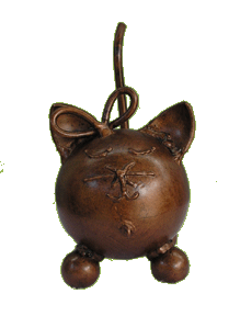 cat's meow with bow