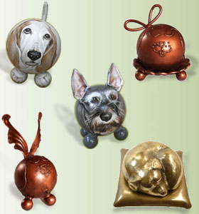 dog memorial urns