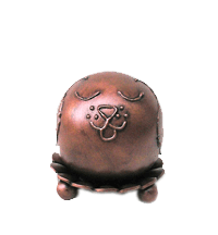 two part dog cremation urn