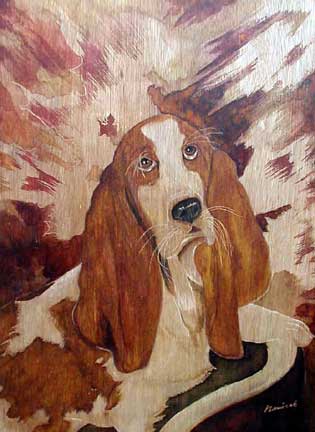 memorial painting on silk