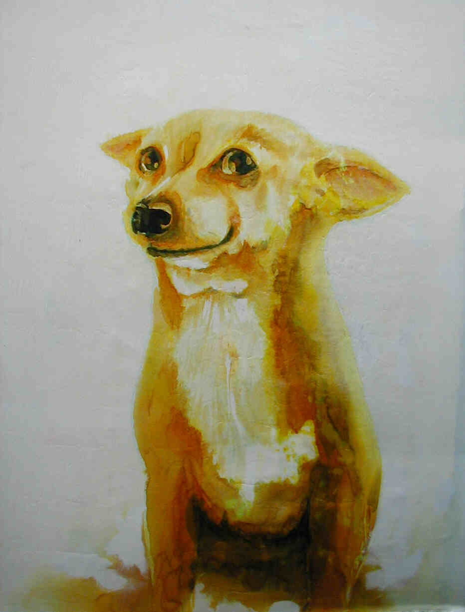 memorial painting on silk