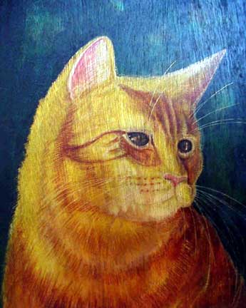 memorial painting on silk