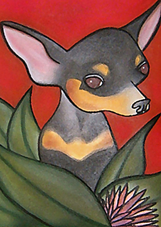 chihuahua memorial portrait