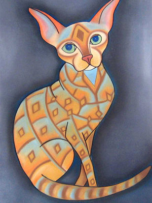 memorial painting on silk