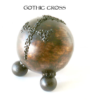 functional art sculpture pet cross FUNERAL URN 1
